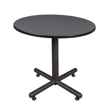 Regency Kobe Table de Salle de Repos Ronde de 42 Po, Gris