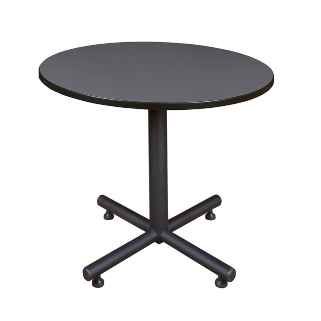 Regency Kobe 42-Inch Round Breakroom Table, Grey