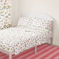 thumbnail image 4 of Mainstays Kids 220TC Cotton Butterfly Queen, 4 Piece Sheet Set, 4 of 8