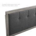 thumbnail image 4 of Modway Willow King Wood Platform Bed With Splayed Legs in Gray Charcoal, 4 of 11
