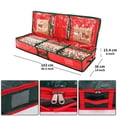 thumbnail image 3 of Binwennn Holiday Storage For & Cards Large Capacity Decorative Organizer For Wrapping Paper & Christmas Accessories Storage Container Shelves Wedding Dress Storage Large Containers with Lids for, 3 of 8