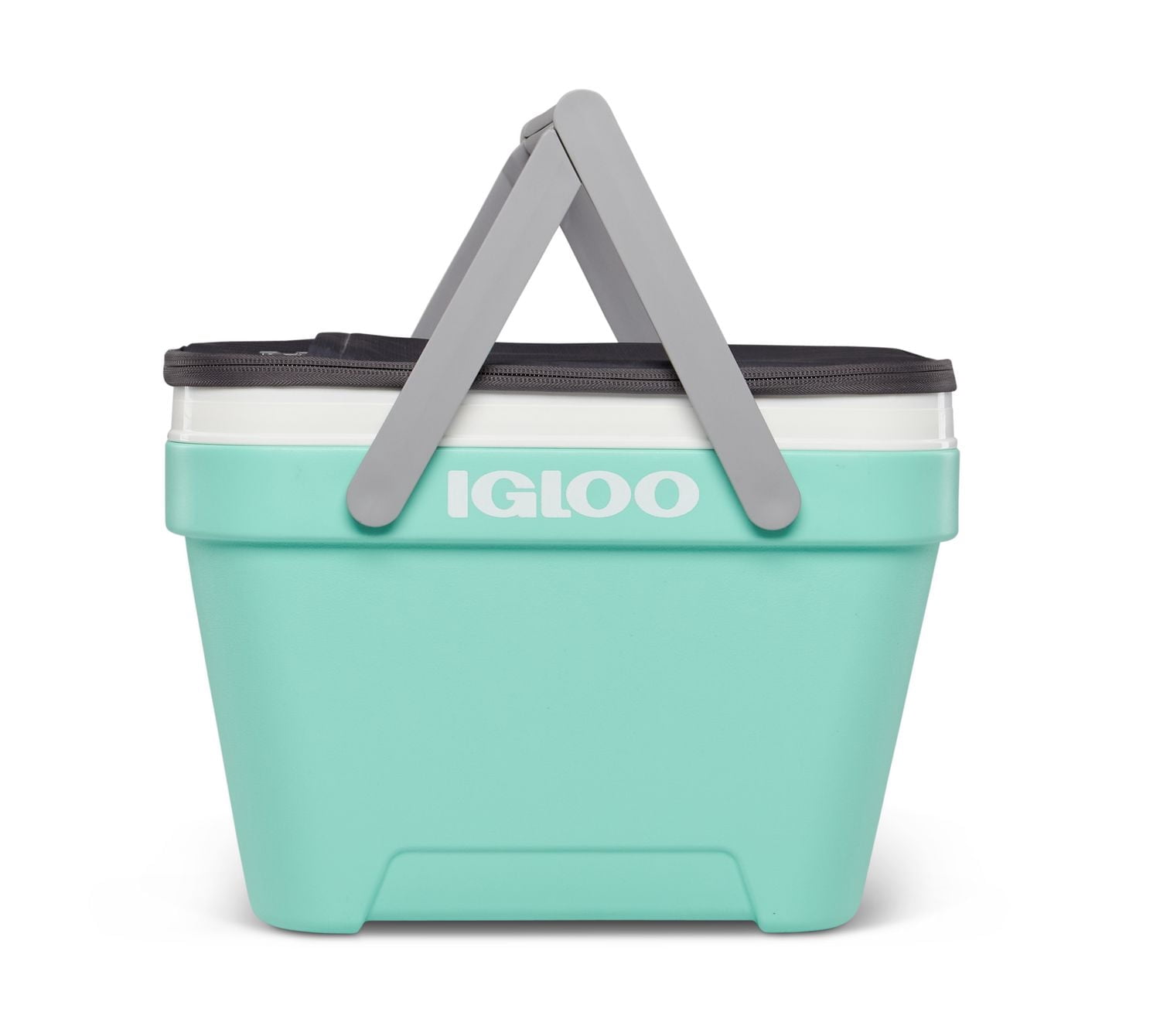 IGLOO 25 Quart Picnic Cooler in Teal  and Gray