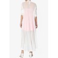thumbnail image 2 of TheMogan Cardigan Ouvert à Manches Longues en Maille pour Femmes Mi-Mollet Caftan Transparent, 2 of 6