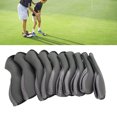 thumbnail image 4 of Golf Iron Club Headcover, 10Pcs/Set Dustproof Iron Club Head Cover Nonslip High Strength  for Golf Training, 4 of 7