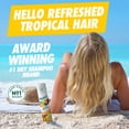 thumbnail image 2 of Batiste Dry Shampoo, Tropical Scent, Fragrance with Hints of Coconut, Jasmine, and Peach, Instantly Refreshes and Absorbs Grease, 200 ml, 2 of 8