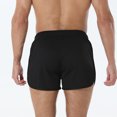 thumbnail image 4 of hotojiny Men's Athletic Running Shorts Drawstring Stretch Workout Shorts Lightweight Sports Gym Basketball Clothes with Zip Pockets, 4 of 7