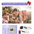 thumbnail image 2 of Zostuic Kids Digital Camera, FHD 1080P 48MP 16X Digital Zoom, Compact Mini Camera (Purple), 2 of 7