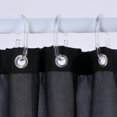 thumbnail image 4 of Anneaux de Rideau de Douche en Plastique Transparent - Ensemble de 12, 4 of 5