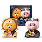 Harry Potter x Care Bears 2-Pack Gryfindor Maison Tenderheart Bear & Huffpuff House Love-a-Lot Bear