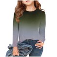 thumbnail image 2 of MeetoTime Chemises Imprimées à Manches Longues pour Enfants, Blouses Décontractées à Col Rond pour Bébés Filles 3 - 14 Ans, 2 of 5