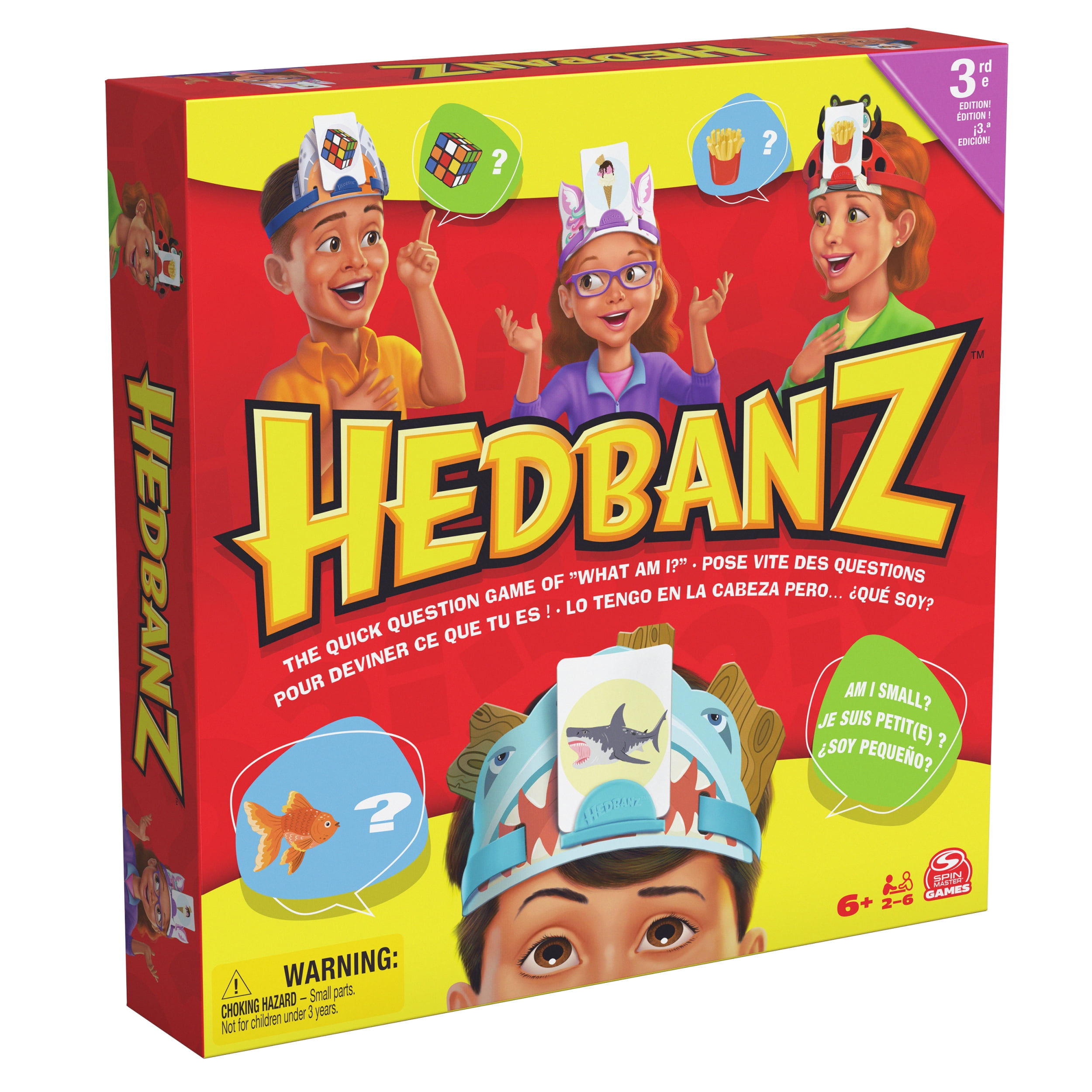 Spin Master Games, Hedbanz 3rd Edition with New Cards & Headbands
