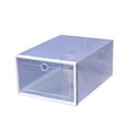 thumbnail image 2 of Chmadoxn Storage Trunks,Closet Organizers and Storage, Folding Storage Thickened Transparent Shoe Box Drawer Type Combination Shoe Storage Box Plastic Shoe Box,men Style shoe storage, 2 of 3