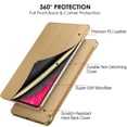thumbnail image 2 of DuraSafe Cases iPad PRO 11 Inch 2 2020 3 2021 4 2022 [ PRO 11 2nd 3rd 4th ] Slim Lightweight Protective PC Dual Angle Stand Cover - Gold, 2 of 7
