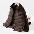 thumbnail image 3 of RXIRUCGD Manteau à Manches Longues pour Enfants à Col Rond, Bas à Manches Longues en Peluche ( Kaki, Taille : 7 Ans ), 3 of 3