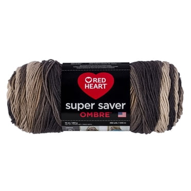 Red Heart® Super Saver® Ombre™ Yarn, Acrylic #4 Medium, 10oz/283g, 482 Yards