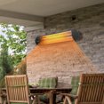 thumbnail image 2 of Costway 750W/1500W Wall Mounted Patio Heater w/ Remote Control & Adjustable Angle, 2 of 10