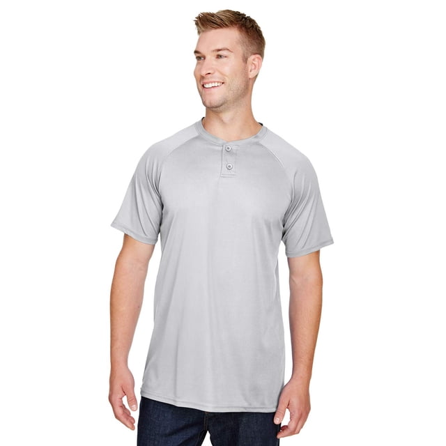 Augusta sportswear Men's Attain Wicking Two Button Baseball Jersey