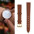 thumbnail image 3 of Ymiko Watch Strap,Unisex Universal Pin Buckle Watch Band PU Leather Replacement Watch Strap Accessory Brown,Pin Buckle Watch Band, 3 of 8