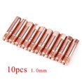 thumbnail image 1 of MB15AK Welding Contact Tips 0.6 - 1.2mm MIG Welder Torch Consumables M6 x 10pcs, 1 of 7