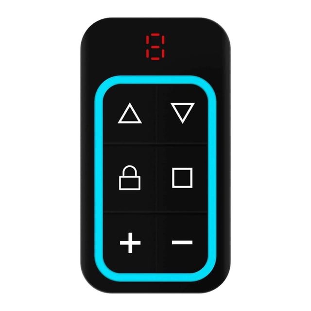 Tnarru Garage Door Opener Remote Control Compact Outdoor Vehicle Gate Opener Remote Blue