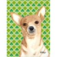 thumbnail image 1 of Carolines Treasures RDR3013CHF Chihuahua St Patricks Jour Drapeau Toile Maison Taille, 1 of 4
