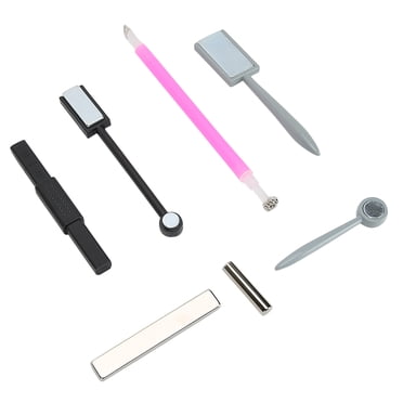Kit Magnétique Oeil de Chat Ensemble d'Aimants Oeil de Chat, Ensembles d'Aimants Gel Vernis Vernis Gel Oeil de Chat, Bâton Magnétique Bricolage Salons d'Ongles pour Individus Studios