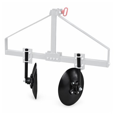 Field Tuff 43 Inch Disc Cultivator Garden Bedder Hiller For 3 Point Tractor
