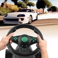 thumbnail image 3 of Volant de Course à Vibrations pour Jeux avec Pédale pour Xbox 360, PS2, PS3, PC, 3 of 9