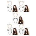 thumbnail image 2 of maskred 2pcs/set Stylish And Serviceable Leopard Kitty Hair Hoops For Daily Cute And Stylish Hoops For Girls 5Set, 2 of 6