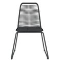 thumbnail image 2 of vidaXL 5 Piece Garden Dining Set Black, 2 of 4