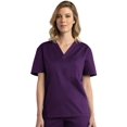 thumbnail image 1 of Red Panda Unisex V-Neck Solid Scrub Top, 1 of 1