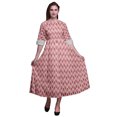 thumbnail image 1 of Bimba Robe-Chemise Mi-Mollet pour Femmes Ikat Imprimée à Manches Retroussables Boutonnée - XX-Grand, 1 of 5