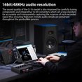 thumbnail image 4 of Professional 16-bit/48kHz XLR Audio Interface with DSP Reverb & 48V Phantom Power - USB Plug-and-Play Sound Card for Studio Recording, Karaoke, Podcasts, Streaming on PC & Mobile - Q16, 4 of 6