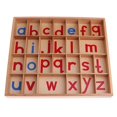 thumbnail image 2 of GUOOL Wooden Box Montessori Material Moveable Alphabet , Kids Early Educational Toy, 2 of 7