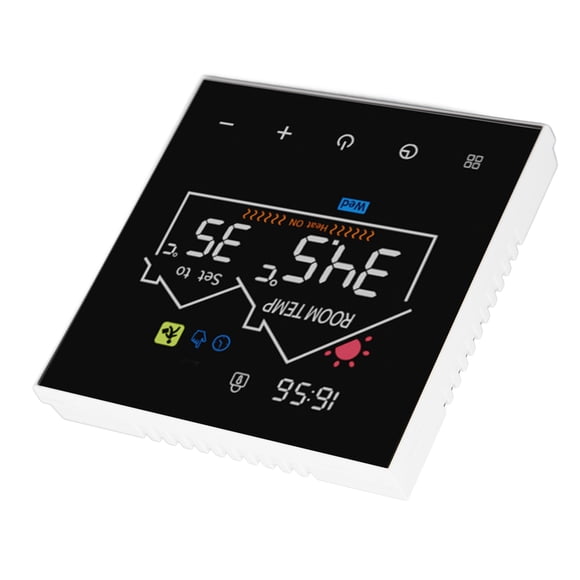 Smart Digital Thermostat Programmable Temperature Controller Thermostat Touchscreen Digital Temperature Controller for Hydronic Heating Boiler