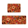 thumbnail image 3 of REK Retro Floral Floormat Classic Floral Design For Kitchen Living Room Bedroom For Daily For Giving, 3 of 3