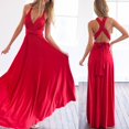 thumbnail image 3 of Robe Longue Convertible pour Femmes à Bandage, Enveloppante Multi-Positions, Robe Bandage Multi-Positions, Robe Longue de Demoiselle d'Honneur, 3 of 3