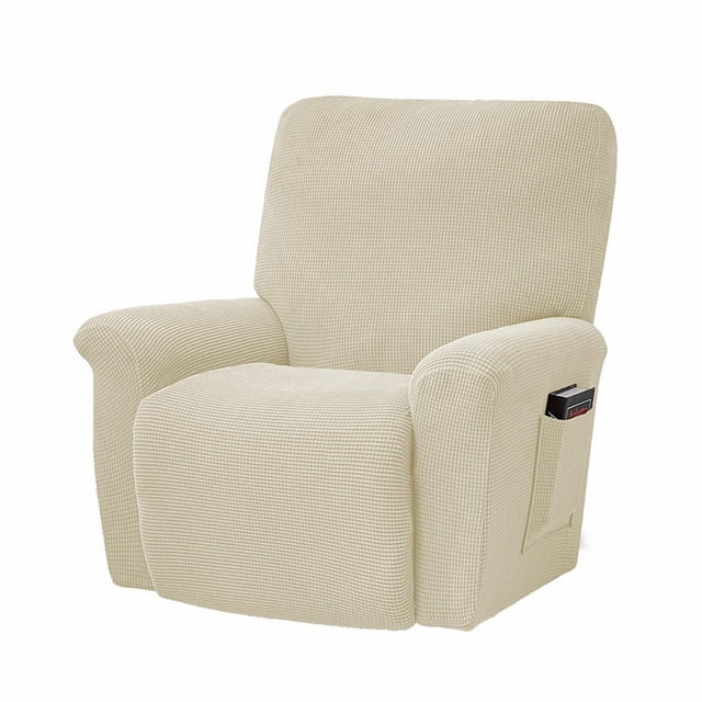 WRXMIJNHGSA Sofa Cover Under $30 Super Stretch Recliner Cover Recliner Couch Covers Recliner Chair Cover Form Fitted Non Slip Reclining Slipcovers For Standard Large Recliner Soft Thick