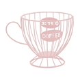 thumbnail image 2 of Lipstore Coffee Pod Holder Coffee Capsule Organizer Large Capacity Snack Storage Basket Container for Table Kitchen Hotel Dinning Room Pink, 2 of 8