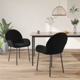 thumbnail image 1 of vidaXL Dining Chairs 2 pcs Black Velvet, 1 of 5