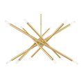 thumbnail image 1 of Livex Lighting 12 Light Satin Brass Chandelier, 1 of 4