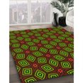 thumbnail image 3 of Ahgly Company Tapis Rectangulaire Lavable en Machine Intérieur Transitionnel Rouge Nuit, 3 Pieds x 5 Pieds, 3 of 7