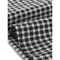 thumbnail image 5 of INSPIRE CHIC Hauts à Carreaux pour Femmes des Années 1950 à Col Rond à Manches Courtes Petit Noir, 5 of 5