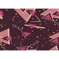 thumbnail image 1 of Ahgly Company Machine Washable Indoor Rectangle Transitional Cherry Red Area Rugs, 8' x 12', 1 of 7