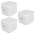 thumbnail image 4 of Bento Lunch Box - 3Pcs 1000ml Destinataire de Stockage Alimentaire Étanche, Bento Boîte de Rangement Alimentaire pour Réfrigérateur Micro-Ondes, 4 of 14