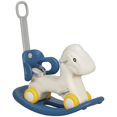 thumbnail image 1 of Qaba 4 in 1 Kid Rocking Horse, Push Car, Sliding Car w/ Balance Board, Blue, 1 of 10