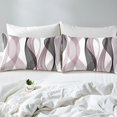 thumbnail image 4 of Erosebridal Futuristic Stripe Bed Sheets Set Full Size, Abstract Geometry Bed Sheets Full, Modern Fashion Decor, 4 of 7