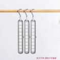 thumbnail image 4 of Feltree 9-Hole Hanger Organizer, Multifunctional Closet Storage Space Saver with 360° Rotation, Heavy Duty Clothes Hanger Home Organization, Wrinkle-Free Garment Management, 4 of 5