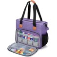 thumbnail image 2 of Embroidery Project Bag  Embroidery Kits Storage Tote (Bag Only)  Purple, 2 of 8