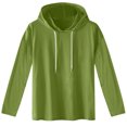 thumbnail image 1 of Penkiiy Chandail à Capuchon pour Homme, Chandail à Manches Longues, Décontracté, Mode, Chandails, Cordon de Serrage, Chandail à Capuchon de Gym, 4TG, Vert Armée, 1 of 6